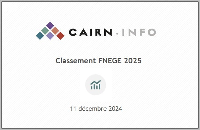 Classement FNEGE 2025